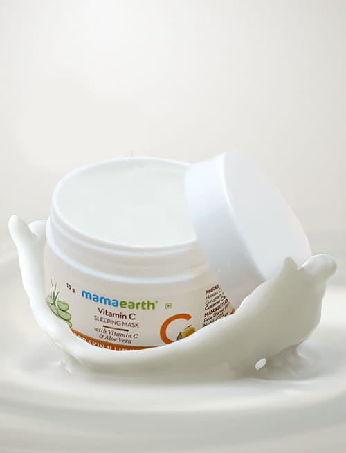 Vitamin C Sleeping Mask With Aloe Vera For Skin Illumination