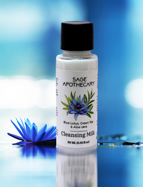 Cleansing Milk Blue Lotus, Green Tea & Aloe Vera