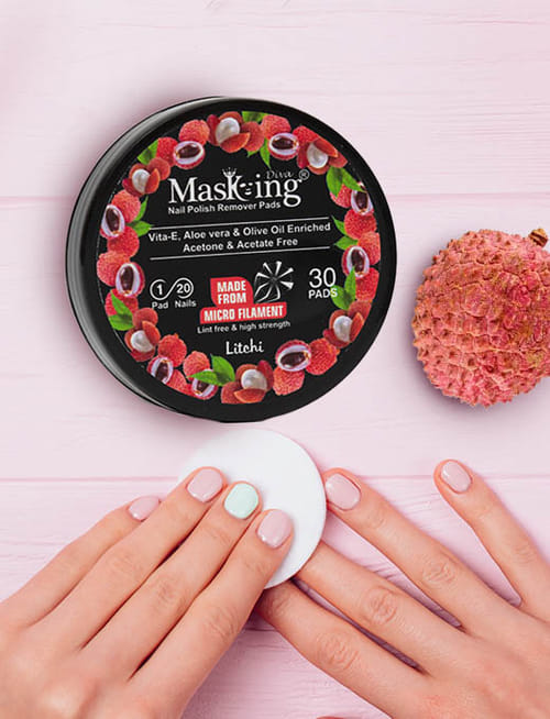 Nail Polish Remover Pads - Litchi