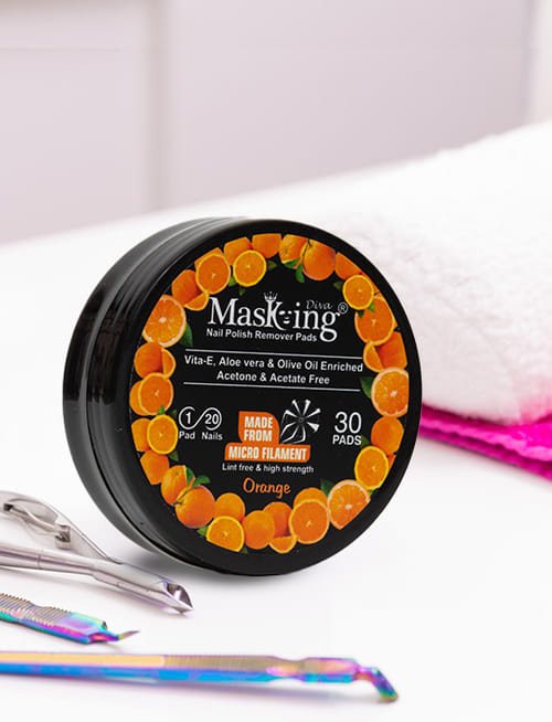 Nail Polish Remover Pads - Orange