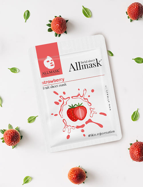 Strawberry Fruit Sheet Mask Strawberry Fruit Sheet Mask