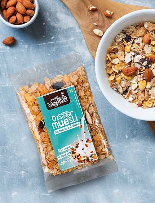 No Added Sugar Muesli - Almond And Raisins