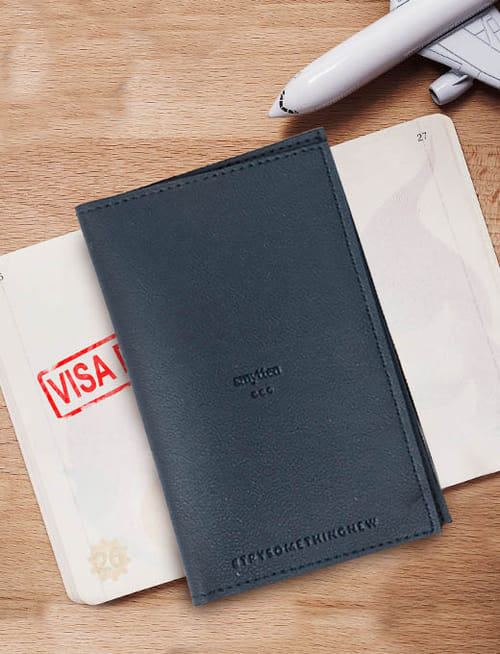 Smytten Blue Passport Cover