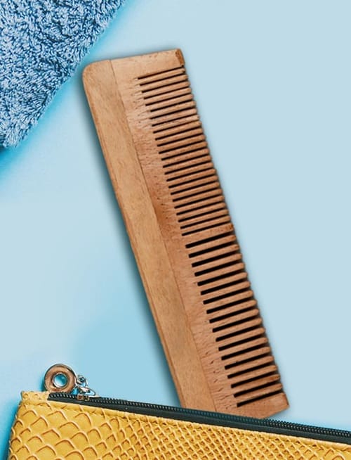 Neem Wooden Twin Comb