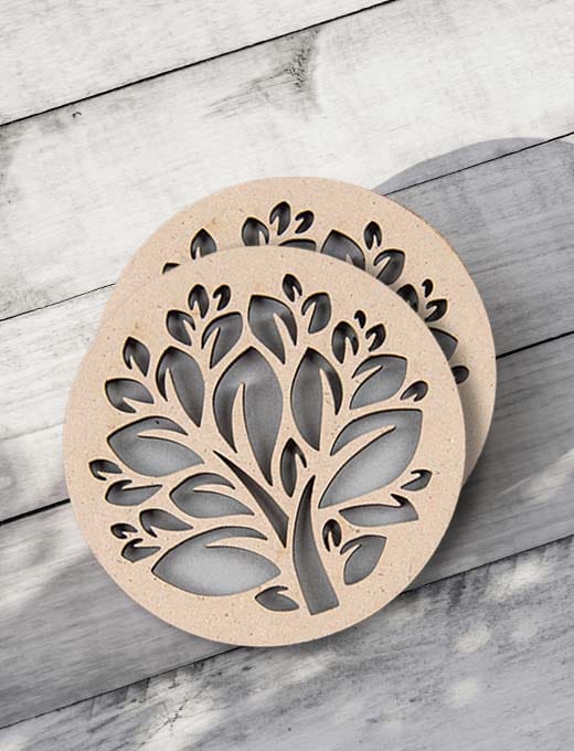 Wooden Coaster - Branch