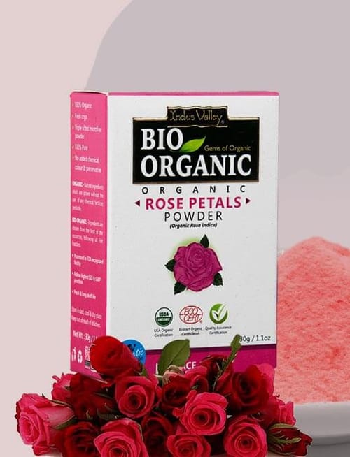 Bio Organic Rose Petal Powder