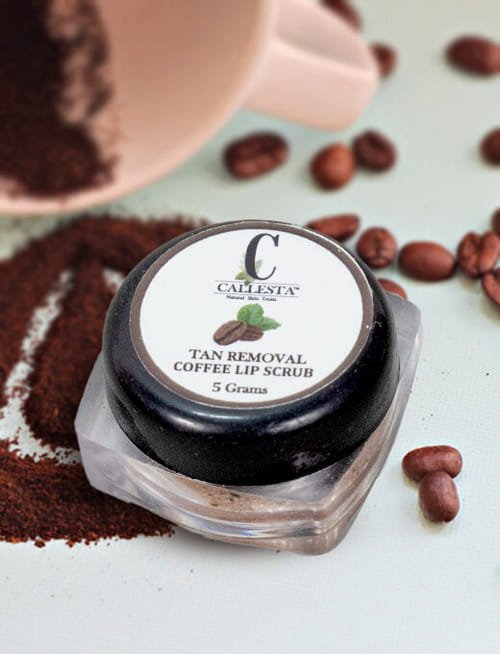 Tan Removal Coffee Lip Scrub