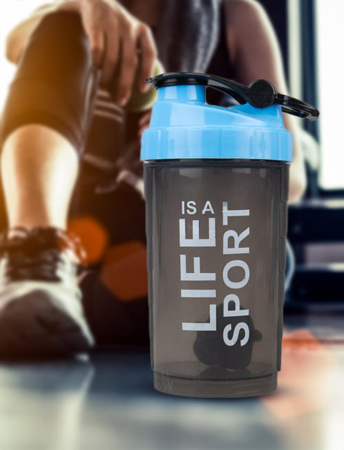 Shaker Bottle - Blue