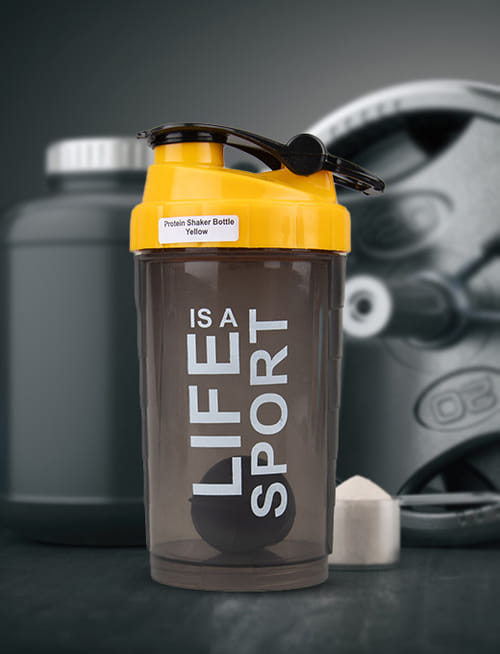 Shaker Bottle - Yellow