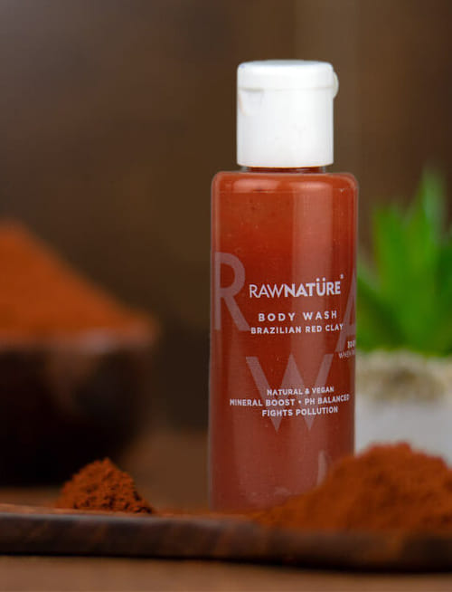 Brazilian Red Clay Body Wash For Youthful & Soft Skin