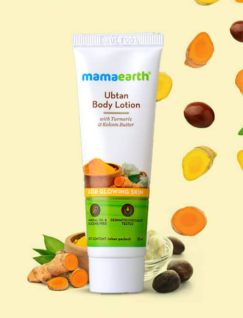 Ubtan Body Lotion With Turmeric & Kokum Butter For Glowing Skin