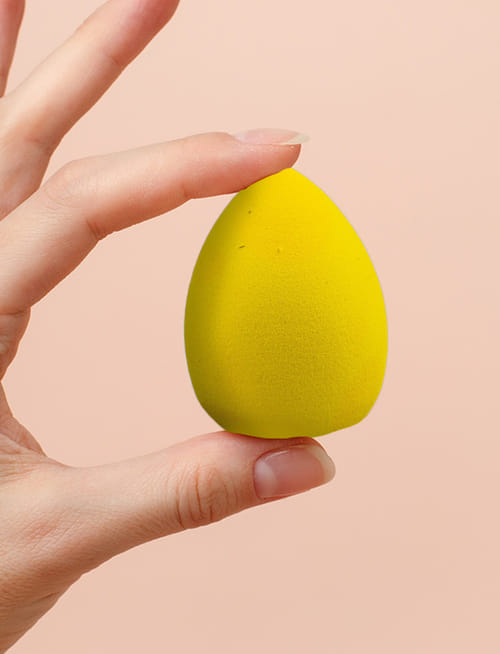 Blender Sponge - Mustard (Shape May Vary) Blender Sponge - Mustard (Shape May Vary)