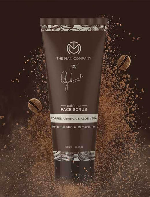 Caffeine Face Scrub Coffee Arabica Aloe Vera