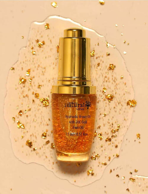 Ayurvedic Beauty Oil With 24 K Gold Face Oil