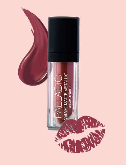 Velvet Matte Metallic Lip Color-Posh Velvet Matte Metallic Lip Color-Posh