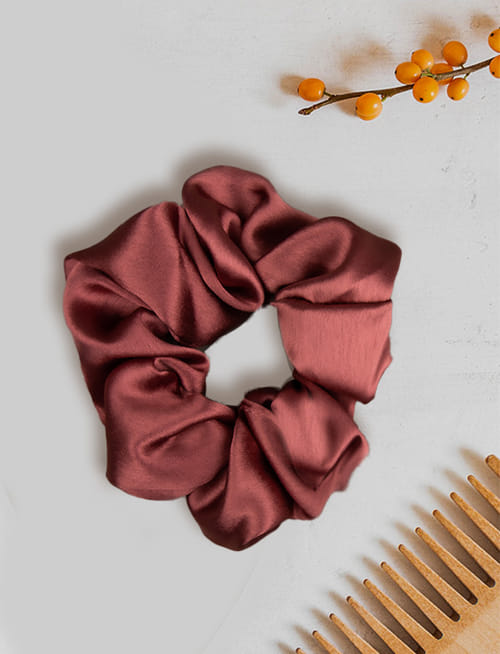 Scrunchie - Brown Beige