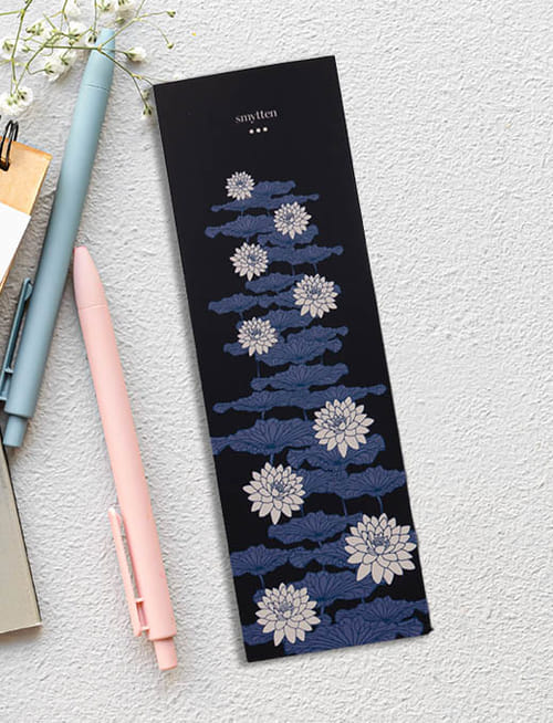 Black Floral - Bookmark Black Floral - Bookmark
