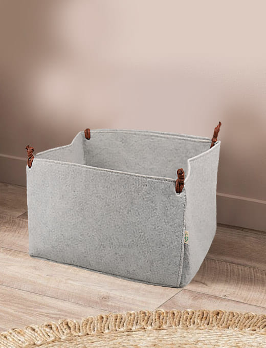 Recyclable Felt Storage Basket