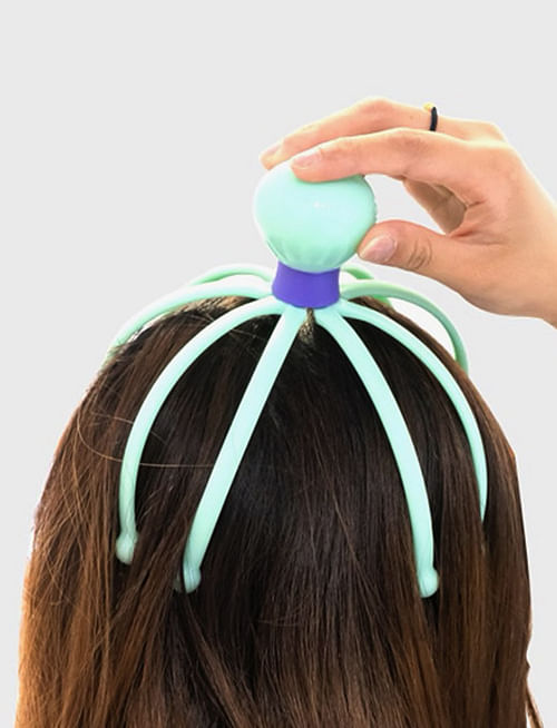 Head Massager With Rolling Balls