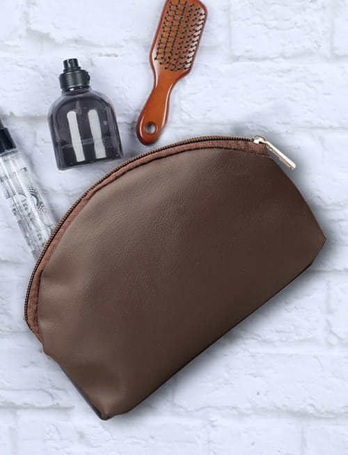 Travel Pouch Tan (U-Shaped)