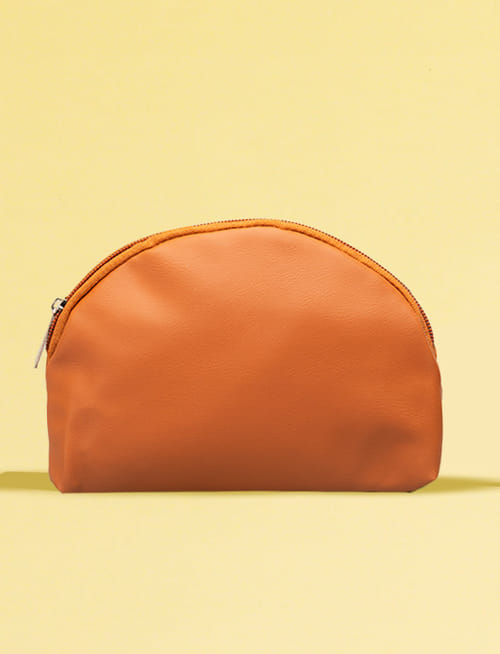 Utility Pouch Semicircle Tan Colour