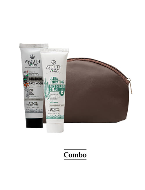 Daytime Essentials With Leather Pouch