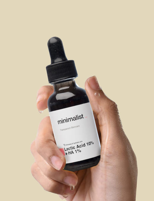 10% Lactic Acid + 1%HA  Exfoliator For Even Tone & Texture