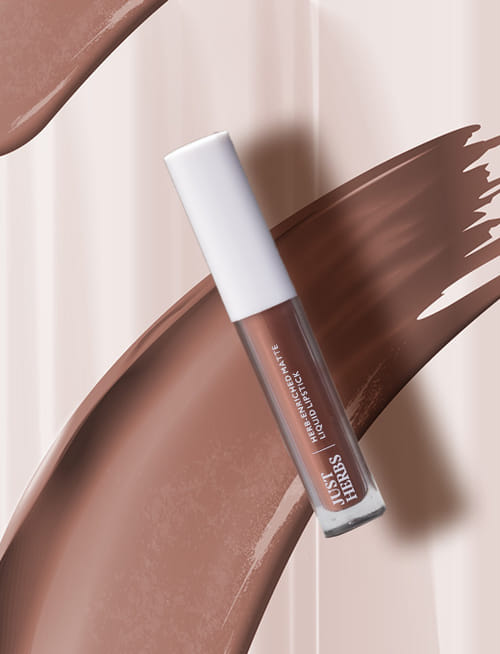 Herb Enriched Matte Liquid Lipstick Liquorice Brown