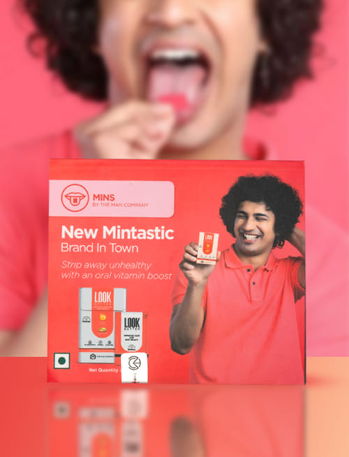 Look Better MinStrips MINS Biotin Infused With Vitamin D3 & Folic Acid