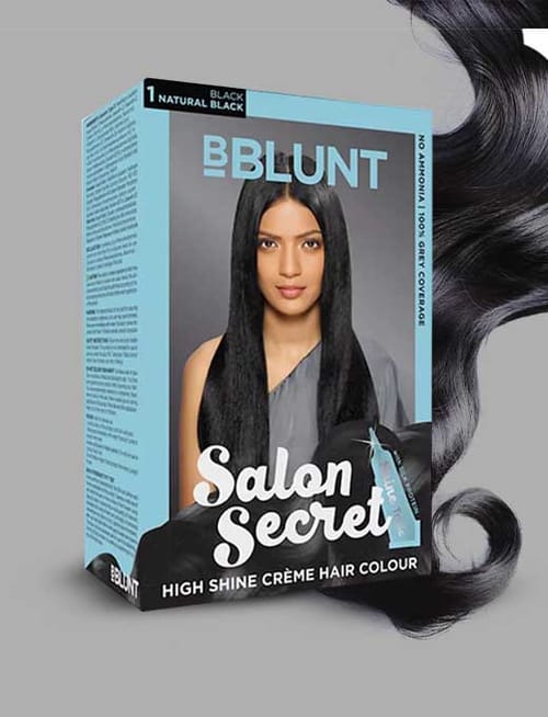 High Shine Creme Hair Colour Salon Secret Black Natural Black