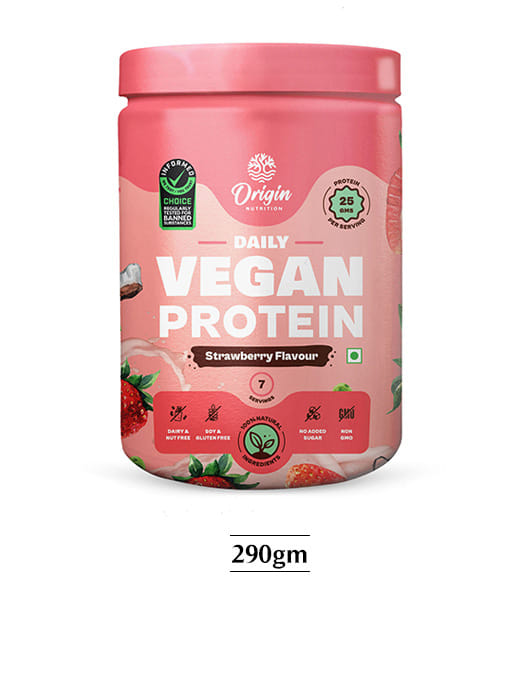 Daily Vegan Protein Strawberry Flavour – thumbnail 2