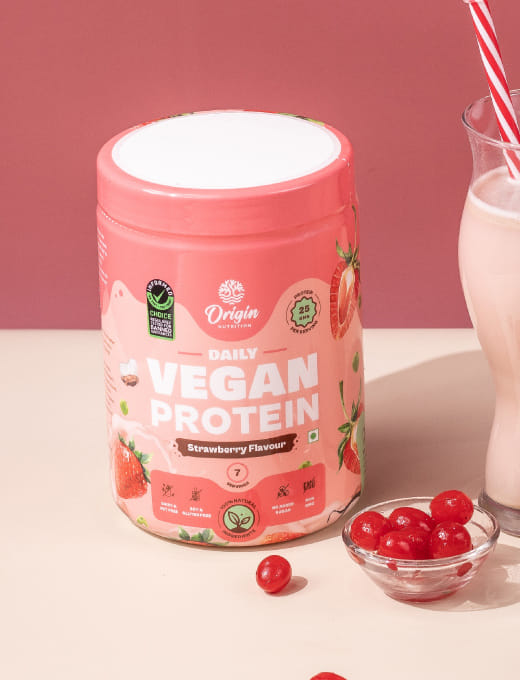 Daily Vegan Protein Strawberry Flavour