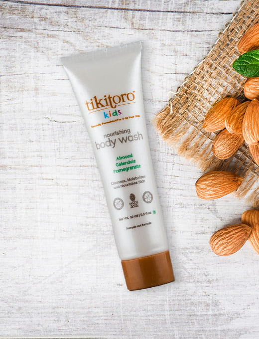 Nourishing Body Wash Almond Calendula Pomegranate