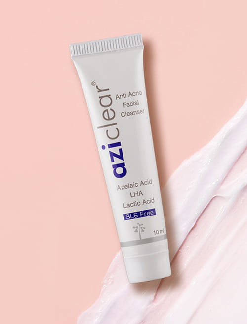 Anti Acne Facial Cleanser Azelaic LHA Lactic Acid