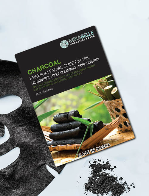 Charcoal Premium Facial Sheet Mask