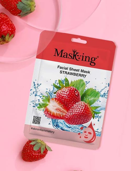 Facial Sheet Mask Strawberry
