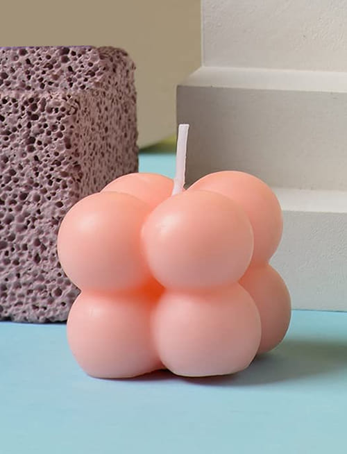 Bubble Candle - Pink