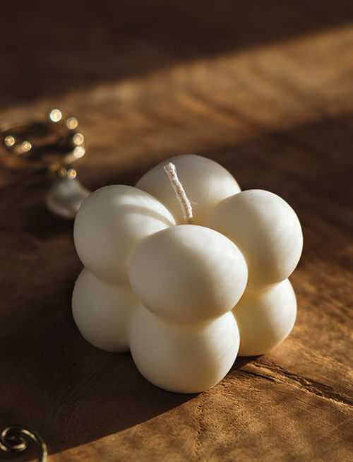 Bubble Candle - White