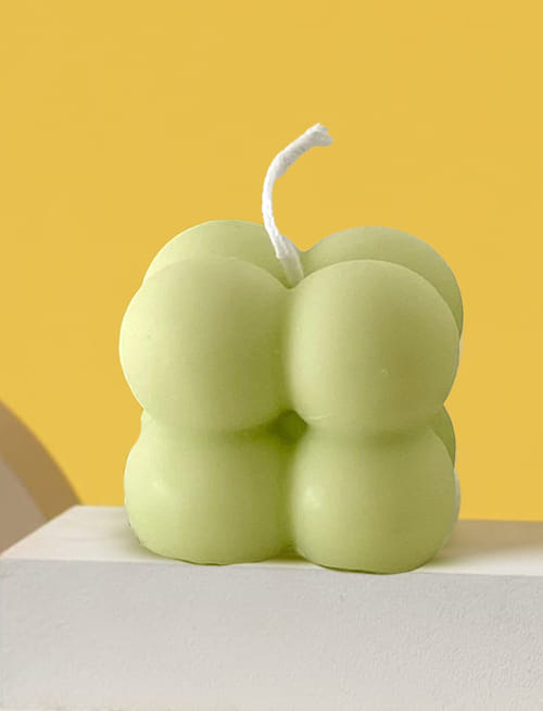 Bubble Candle-Green