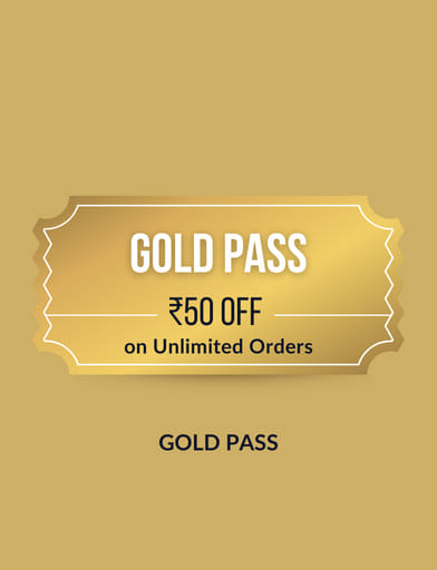 Unlimited Rs 50 Off On The Next Order - GOLD PASS