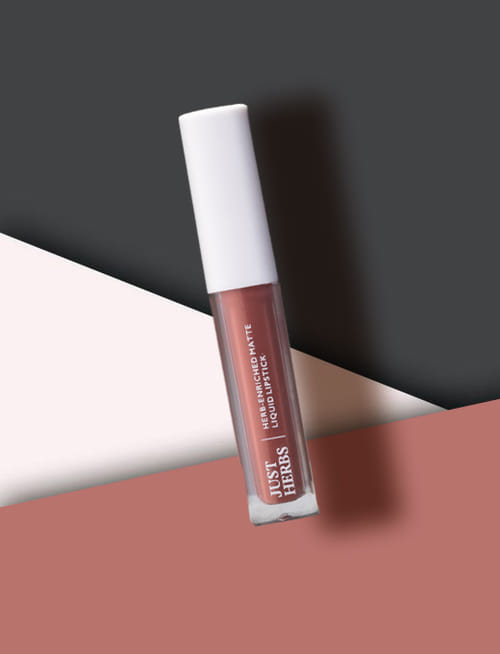 Herb Enriched Matte Liquid Lipstick Soft Pink Berry