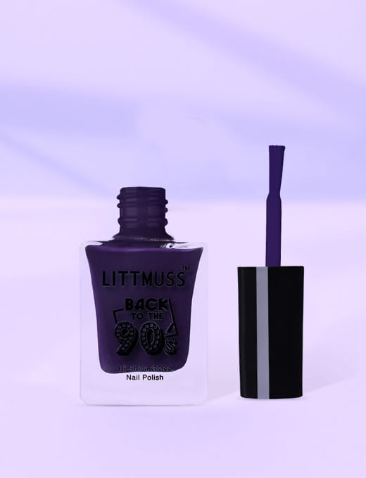 Littmuss Back To The 90's Hi-Shine Gloss Nail Polish 050-Purple Velvet