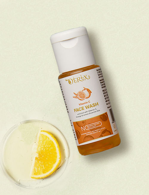 Vitamin C Face Wash Enriched With Vitamin C Orange & Lemon Essential Oils