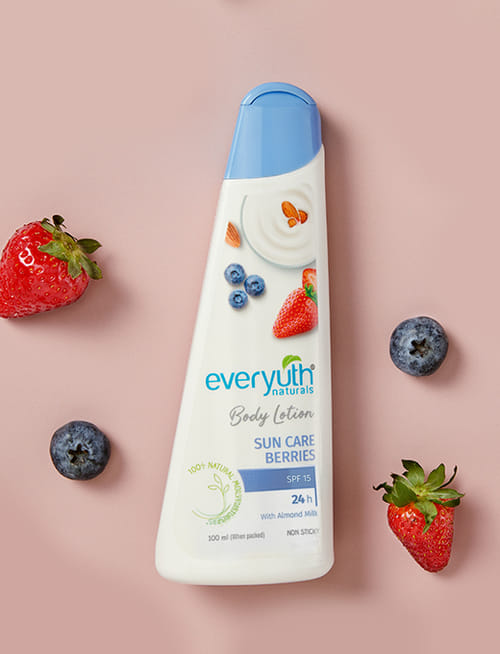 Body Lotion Sun Care Berries