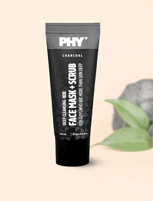 Phy Charcoal Deep Cleansing 2-In-1 Face Mask + Scrub