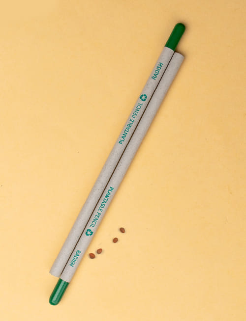 Plantable Seed Plain Paper Pencil Radish