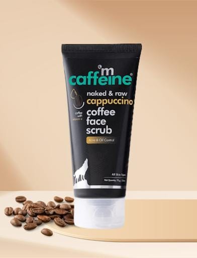 Naked & Raw Cappuccino Coffee Face Scrub