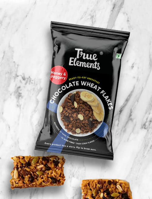 Chocolate Wheat Flakes Chocolate Wheat Flakes