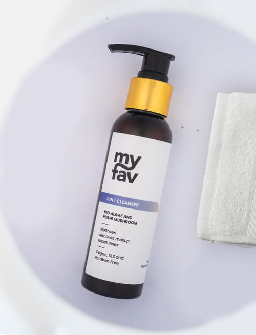 3 In 1 Cleanser Red Algae And Reishi Mushroom