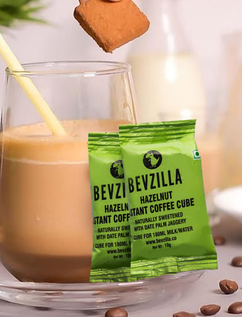 Hazelnut Instant Coffee Cube